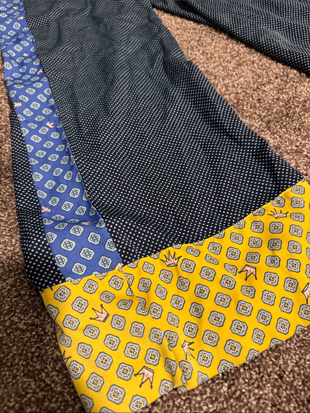 aerie Multi-Color Patterned Wide-Leg Pants - Picture 2 of 5